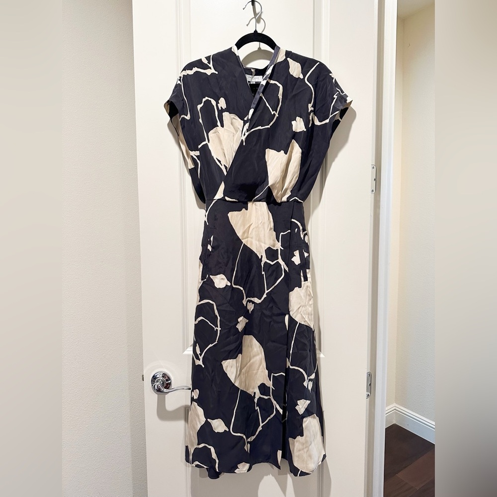 Equipment | Bijou Silk Printed Midi Dress | BNWT | Size 6
